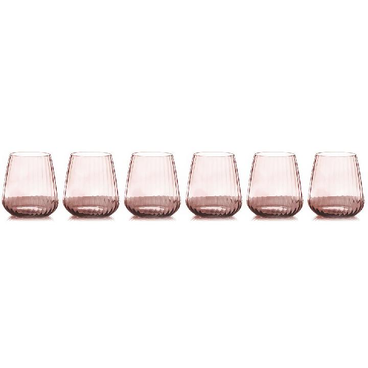 Набор стаканов для виски Le Stelle Opium 6шт, розовый