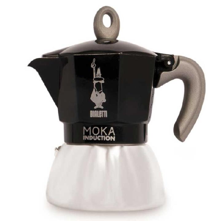 Кофеварка гейзерная Bialetti Moka Induction Nera, 4 порции