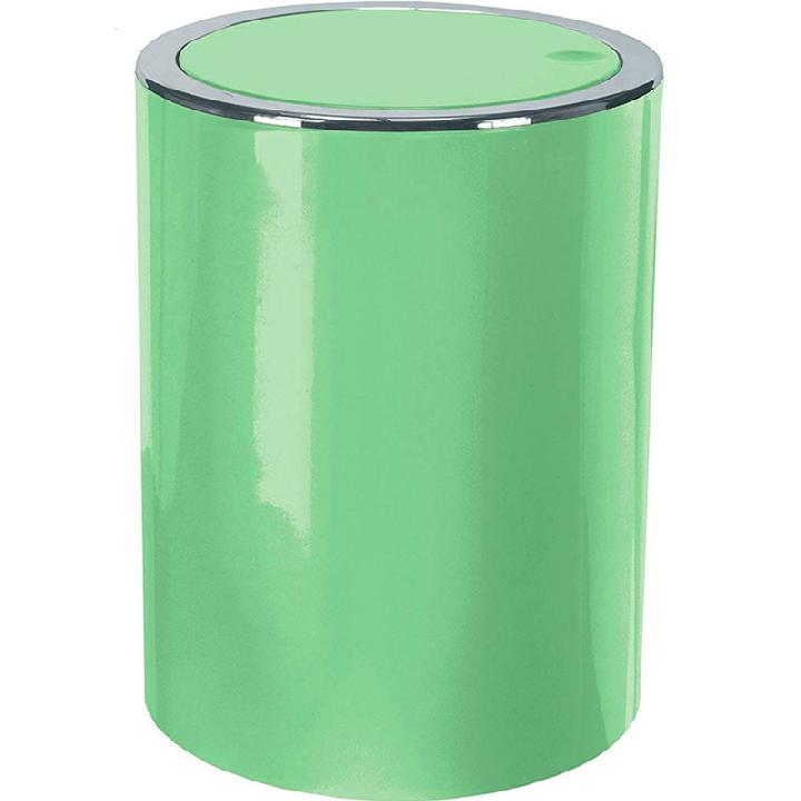 Ведро для мусора Kleine Wolke Clap 5л, цвет светло-зеленый