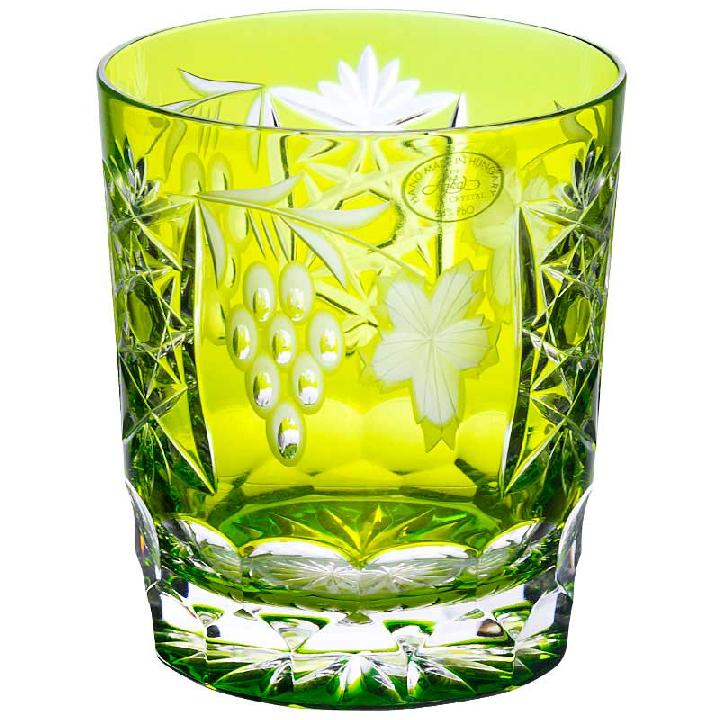 Стакан низкий Ajka Crystal Grape 390мл, светло-зеленый