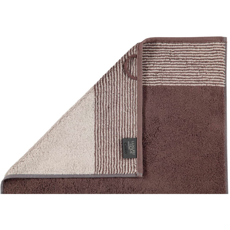 Полотенце махровое Cawo Two-Tone 30x50см, цвет коричневый