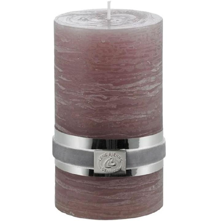 Свеча декоративная Lene Bjerre Rustic 12,5см, цвет баклажан