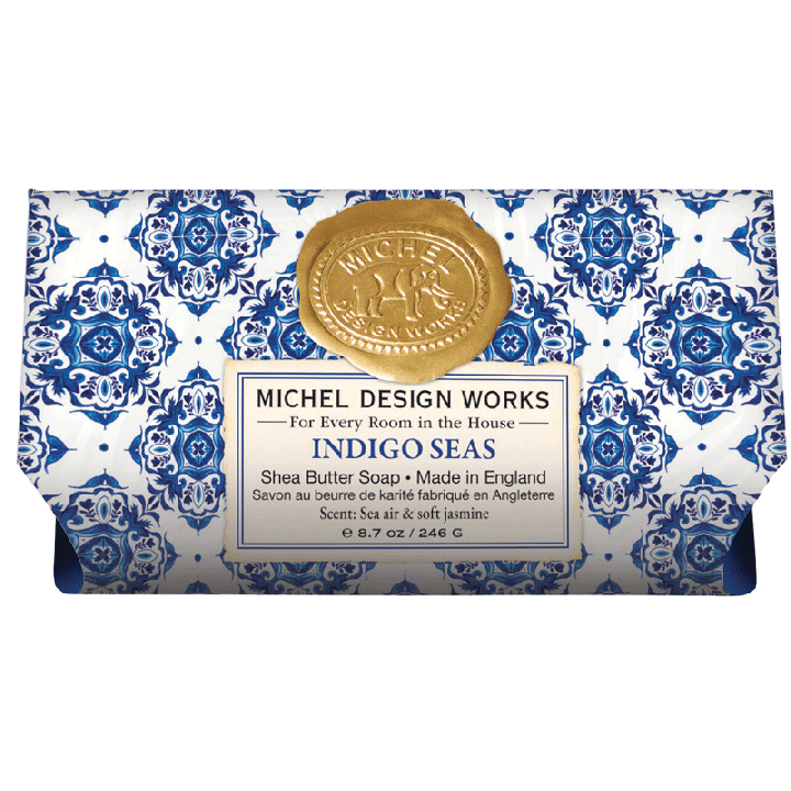 Мыло в бумажной обертке Michel Design Works Индиго