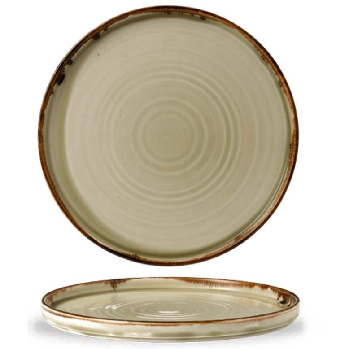 Тарелка обеденная Dudson Harvest с вертикальным бортом, лен