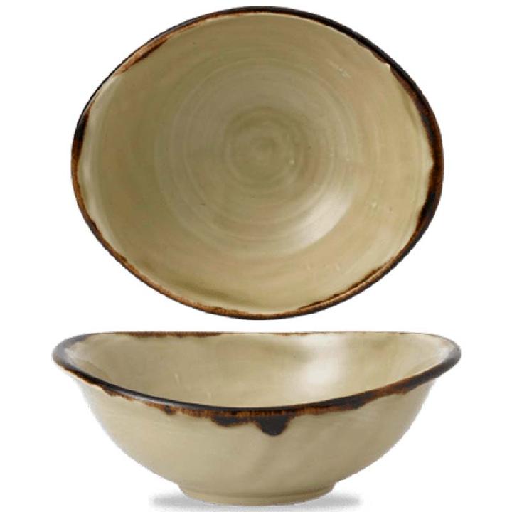 Салатник Dudson Harvest ассиметричный, лен