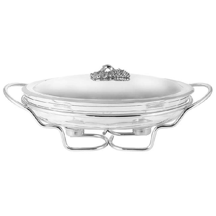 Блюдо с подогревом овальное Regent Silverware Винтаж, 3л