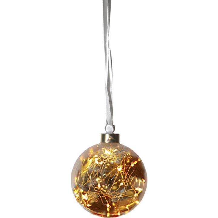 Гирлянда-шар Star Trading AB Christmas 15 LED ламп, цвет бронзовый