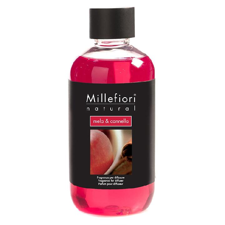 Наполнитель для диффузора Millefiori Milano Natural Яблоко и корица, 250мл