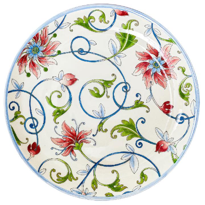 Тарелка обеденная Grace By Tudor England Botanical Spiral