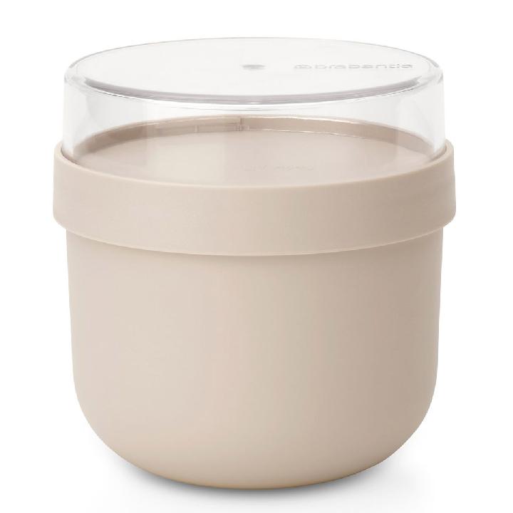 Контейнер для завтрака Brabantia Make&Take 0,5л бежевый