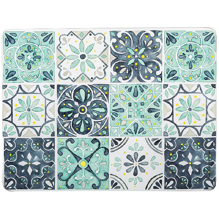 Набор подставок под горячее Creative Tops Green Tile 22,8x30см, 6шт