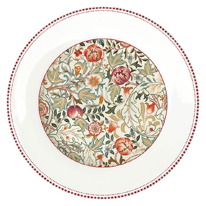 Тарелка обеденная Easy Life William Morris, цвет кремовый