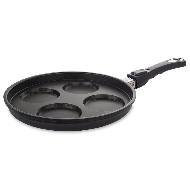Сковорода для оладий индукционная AMT Frying Pans Titan 26см, съемная ручка