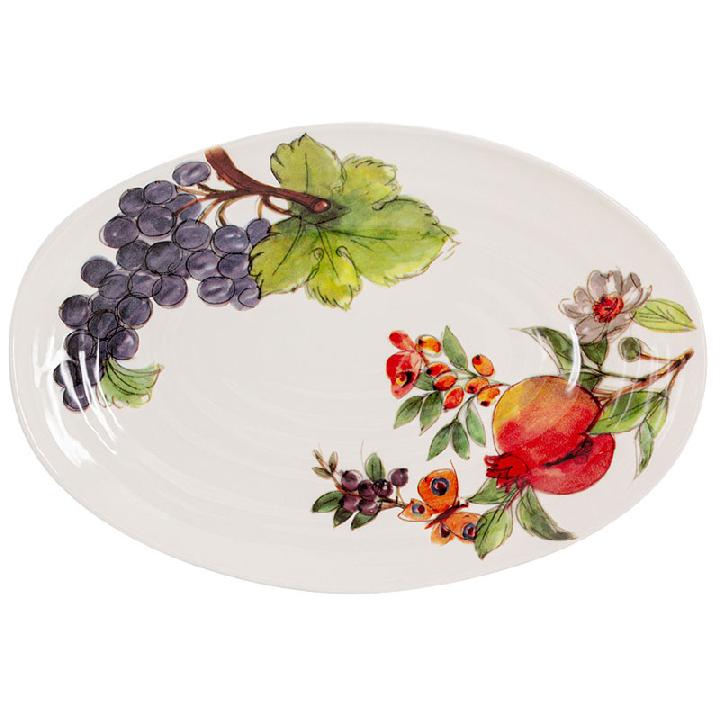 Блюдо овальное Home & Style Tutti Frutti