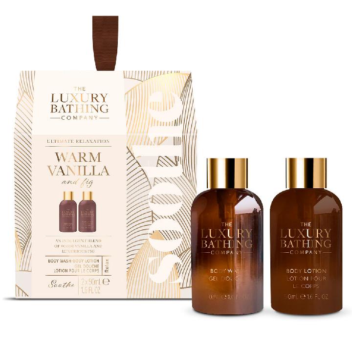 Подарочный набор The Luxury Bathing Company Идеальный дуэт: Теплая ваниль и сладкий миндаль