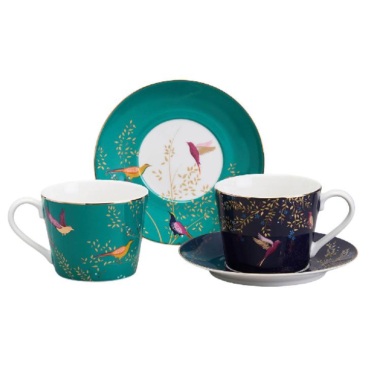 Чайный набор Lefard Golden Birds 4 предмета на 2 персоны