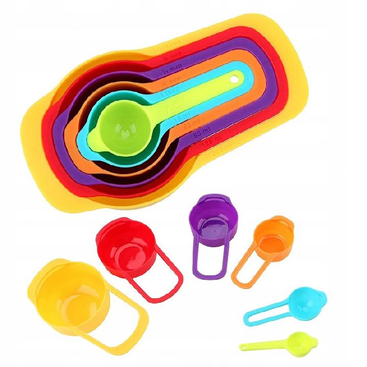 Ложки мерные Frybest Rainbow, 6шт