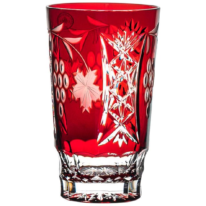 Набор стаканов высоких Ajka Crystal Grape Dark Ruby, 6шт