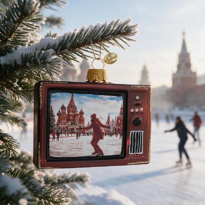 Елочное украшение Коломеев Телевизор
