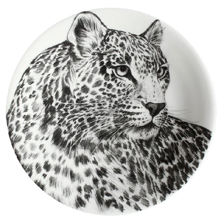 Тарелка десертная Taitu Wild Spirit. Leopard