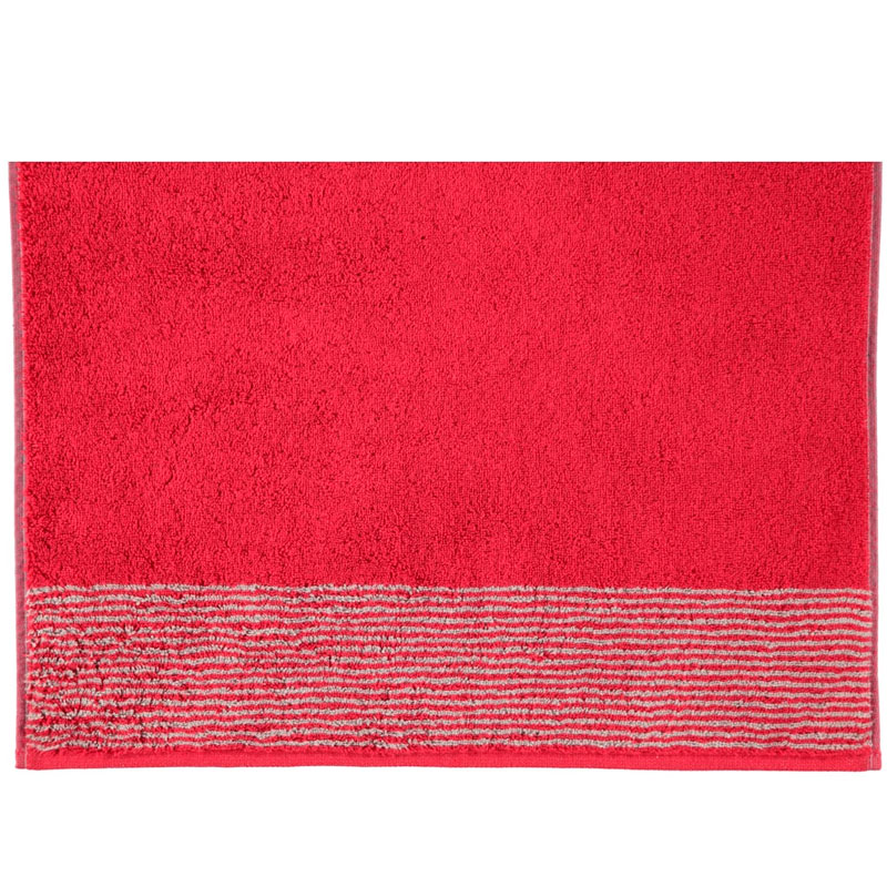 Полотенце махровое Cawo Two-Tone 50x100см, цвет бордовый