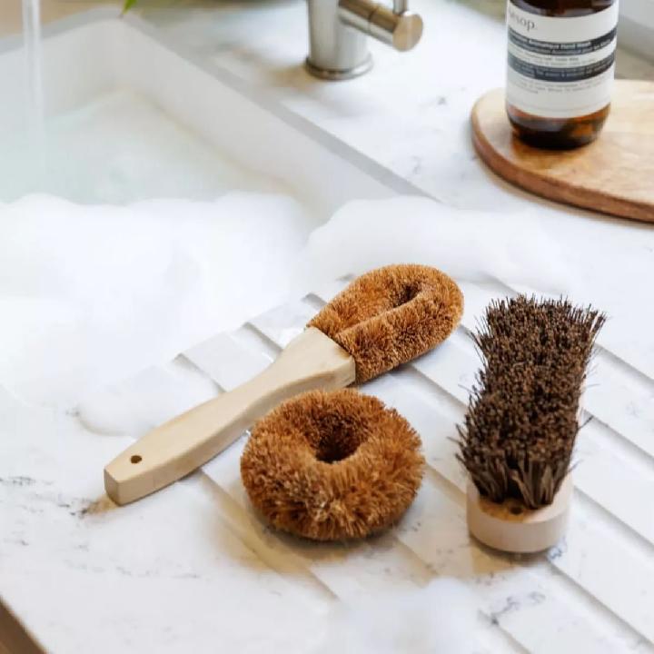 Набор из 3 экологически чистых щеток из кокосового волокна Kitchen Craft Natural Elements