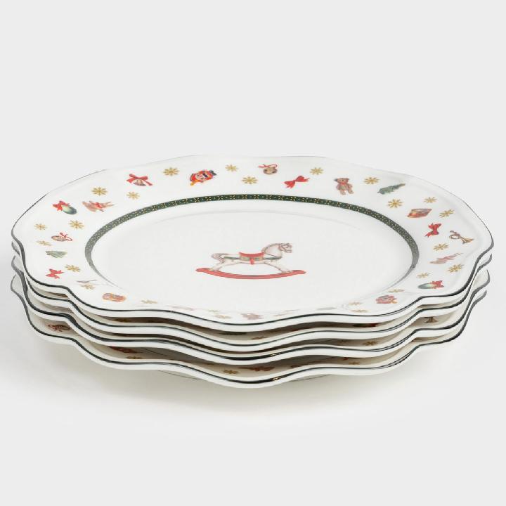 Набор тарелок закусочных Anna Lafarg Чудесное время Лошадка