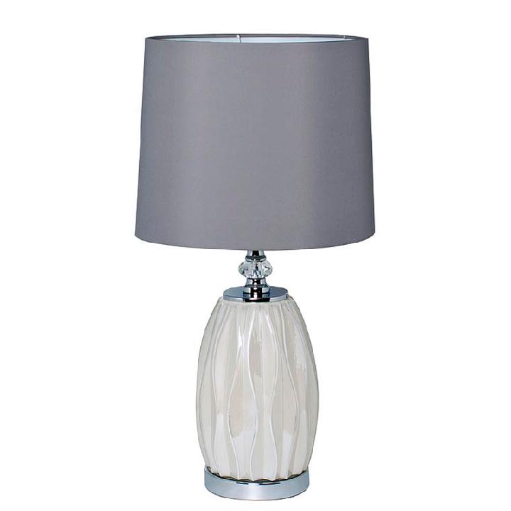 Настольная лампа Гарда Декор, цвет светло-серый