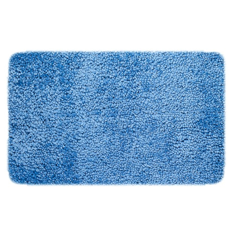 Коврик для ванной 70x120см Spirella Highland, голубой
