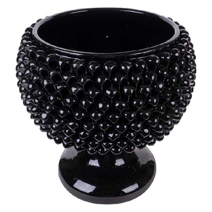 Подставка для цветов Ceramiche Di Caltagirone Di Fatuzzo Salvatore giallo 35см