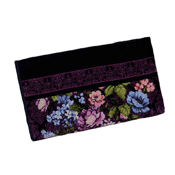 Плед Feiler Anjelika 150x230см, иссиня-черный