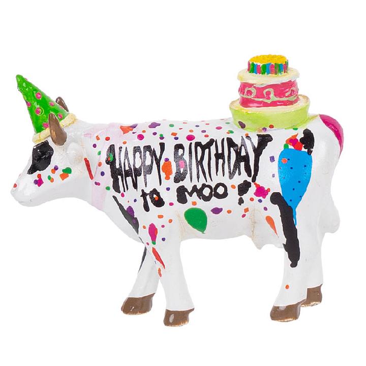 Коллекционная корова CowParade Russia Happy Birthday to Moo