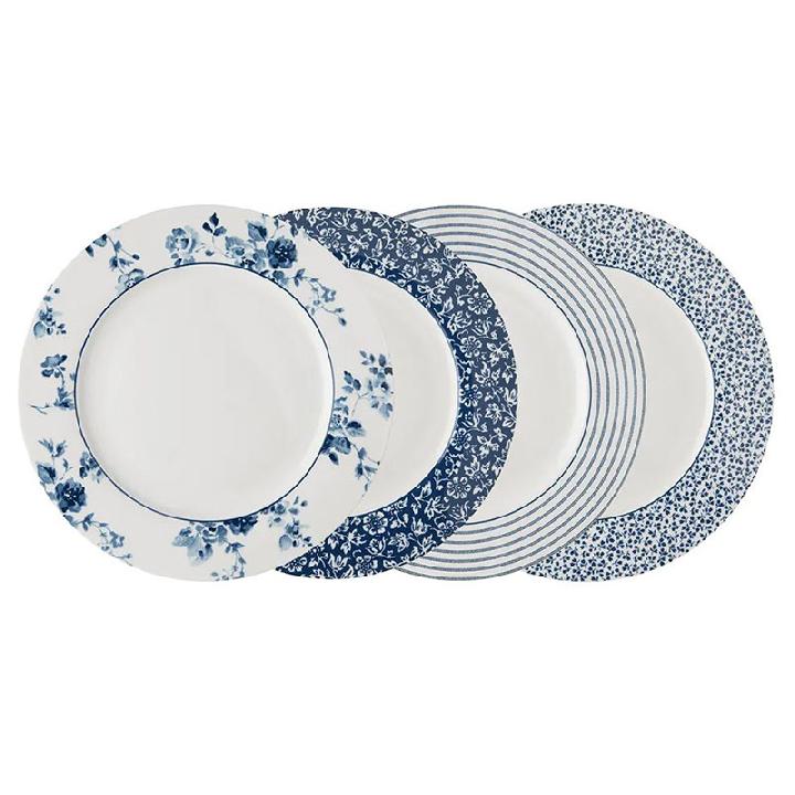 Набор подарочный Laura Ashley Blueprint 4 Тарелки Assorted