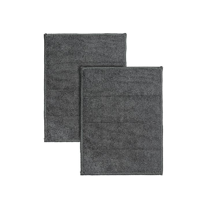 Набор салфеток из микрофибры Smart Solutions Cozy Clean 2шт, цвет темно-серый