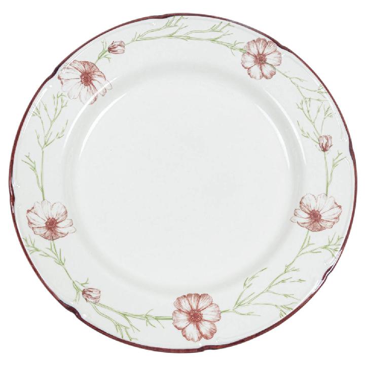 Тарелка обеденная Дымов Керамика Космея утро 07.00