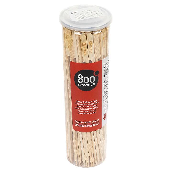 Шпажки бамбуковые длинные 800 Degrees, 110шт