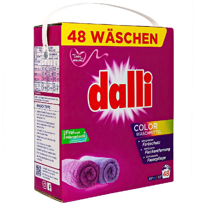 Концентрированный стиральный порошок для цветного белья Dalli Color