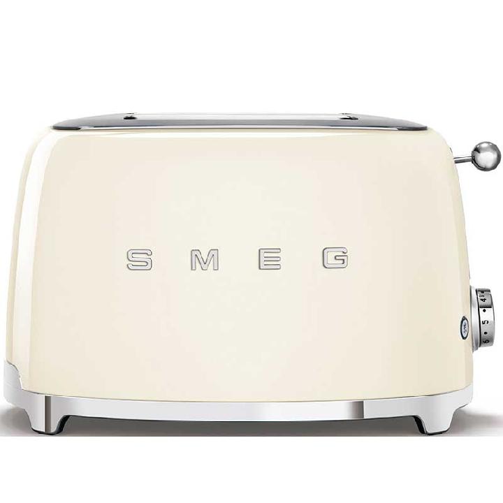 Тостер на 2 ломтика Smeg 50’s Style, кремовый
