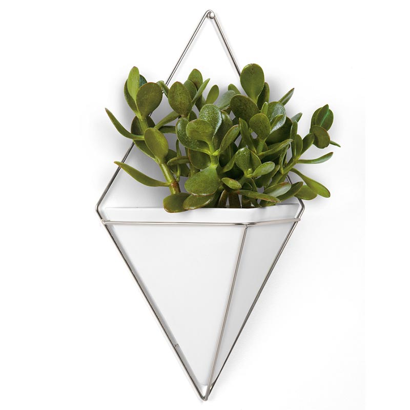 Декор для стен Umbra Trigg большой, белый-никель