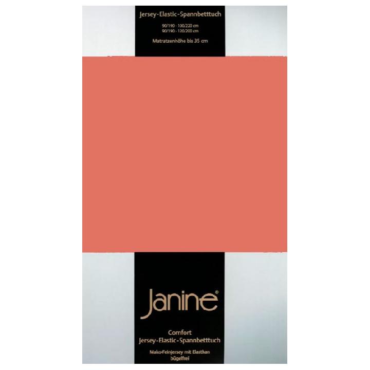 Простыня 2-спальная Janine Messina Elastic, цвет темно-розовый