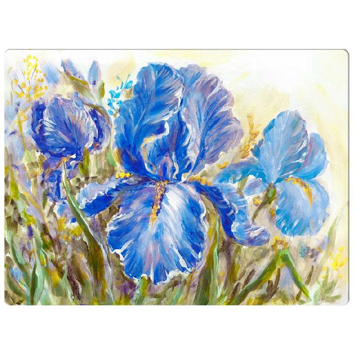 Набор подставок под горячее Top Art Studio Ирисы 40x29см, 4шт