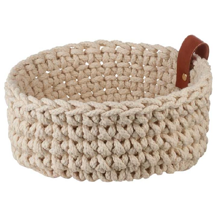 Корзинка Asa Selection Baskets 20см, цвет светло-бежевый