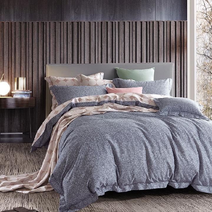Комплект постельного белья 1,5-спальный Pappel, бежево-серый