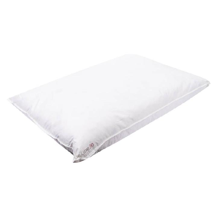 Подушка Sanders DeLuxe 50x75, 100% египетский хлопок, наполнитель гусиный пух и перо, 630г