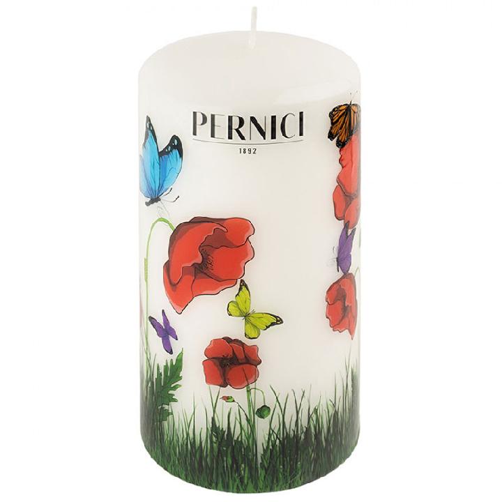 Свеча интерьерная Pernici Pop Art Poppy 10x20см