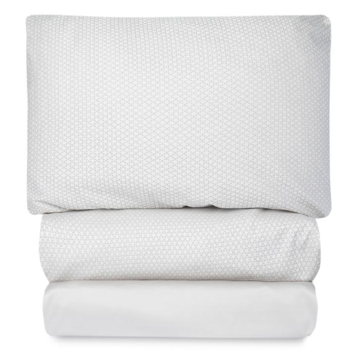 Комплект постельного белья семейный Home Linens Cairo, серый