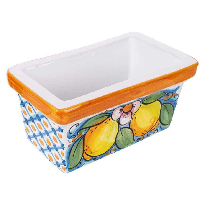 Ящик прямоугольный Ceramiche Di Caltagirone Di Fatuzzo Salvatore 20x10см