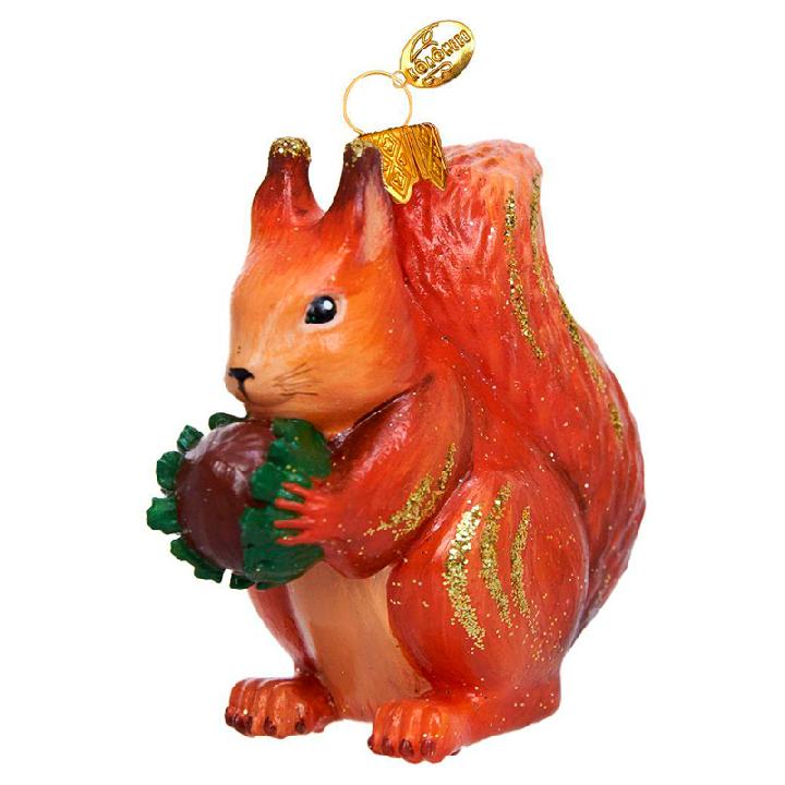 Елочное украшение Коломеев Белка с орешком