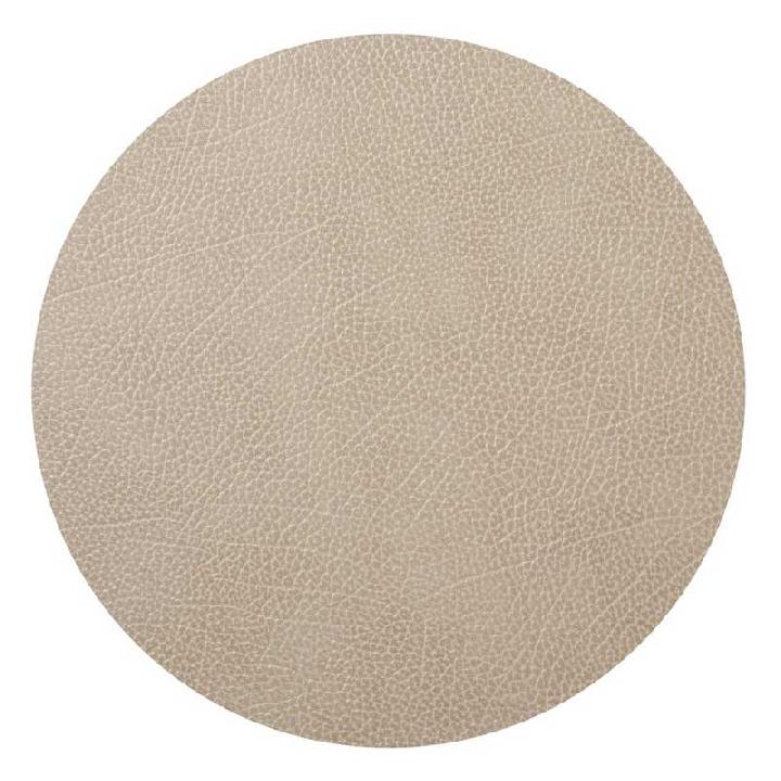 Салфетка сервировочная круглая 30см LIND DNA Hippo sand