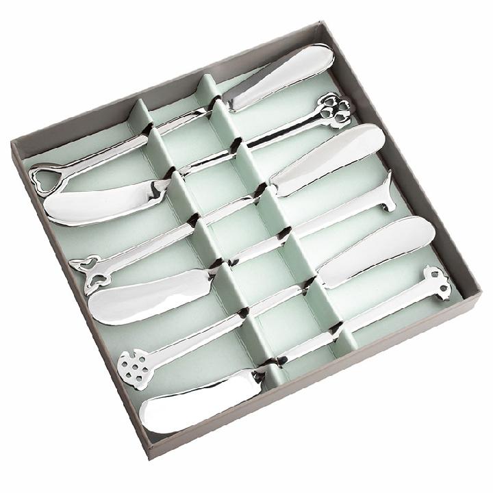 Набор ножей для масла Mepra Evento 6шт, в подарочной упаковке